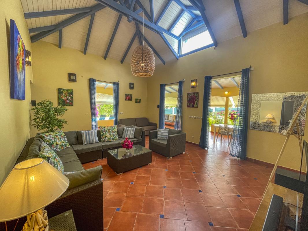 A louer villa sainte anne Guadeloupe-salon-19